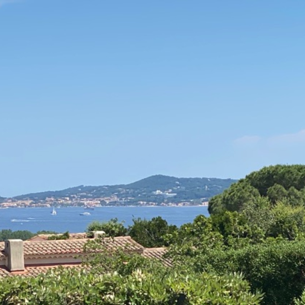 MAIN PIC The view from my terrace - Saint Tropez across the bay